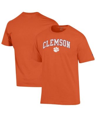 Champion - Men's Orange Clemson Tigers Arch Over Logo T-Shirt