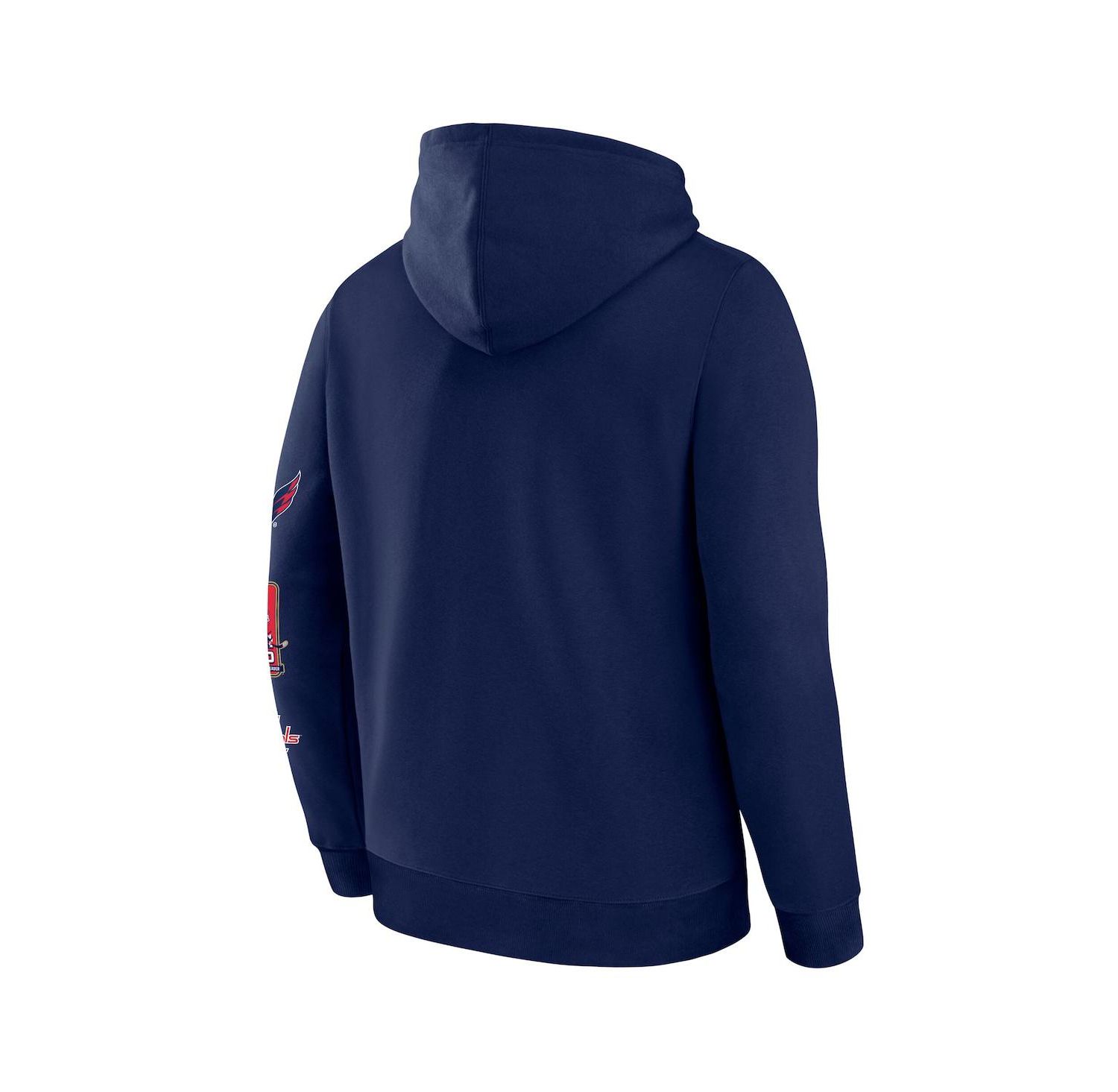 Men's Alexander Ovechkin Athletic Navy Washington Capitals NHL All-Time Leading Goal Scorer Badges Pullover Hoodie