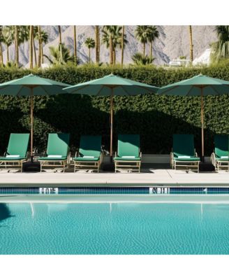 9Ft Patio BOHO Market Patio Umbrella 260GSM Acrylic Fabric 5-Year-Non-Fading Resort Outdoor Market Peppermint Green