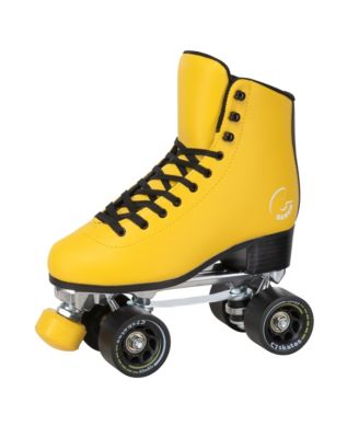 Dark Magic Quad Roller Skates (Queen Bee, Women's 6 / Youth 5 / Men's 5)