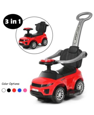 3 In 1 Ride on Push Car Toddler Stroller Sliding Car with Music