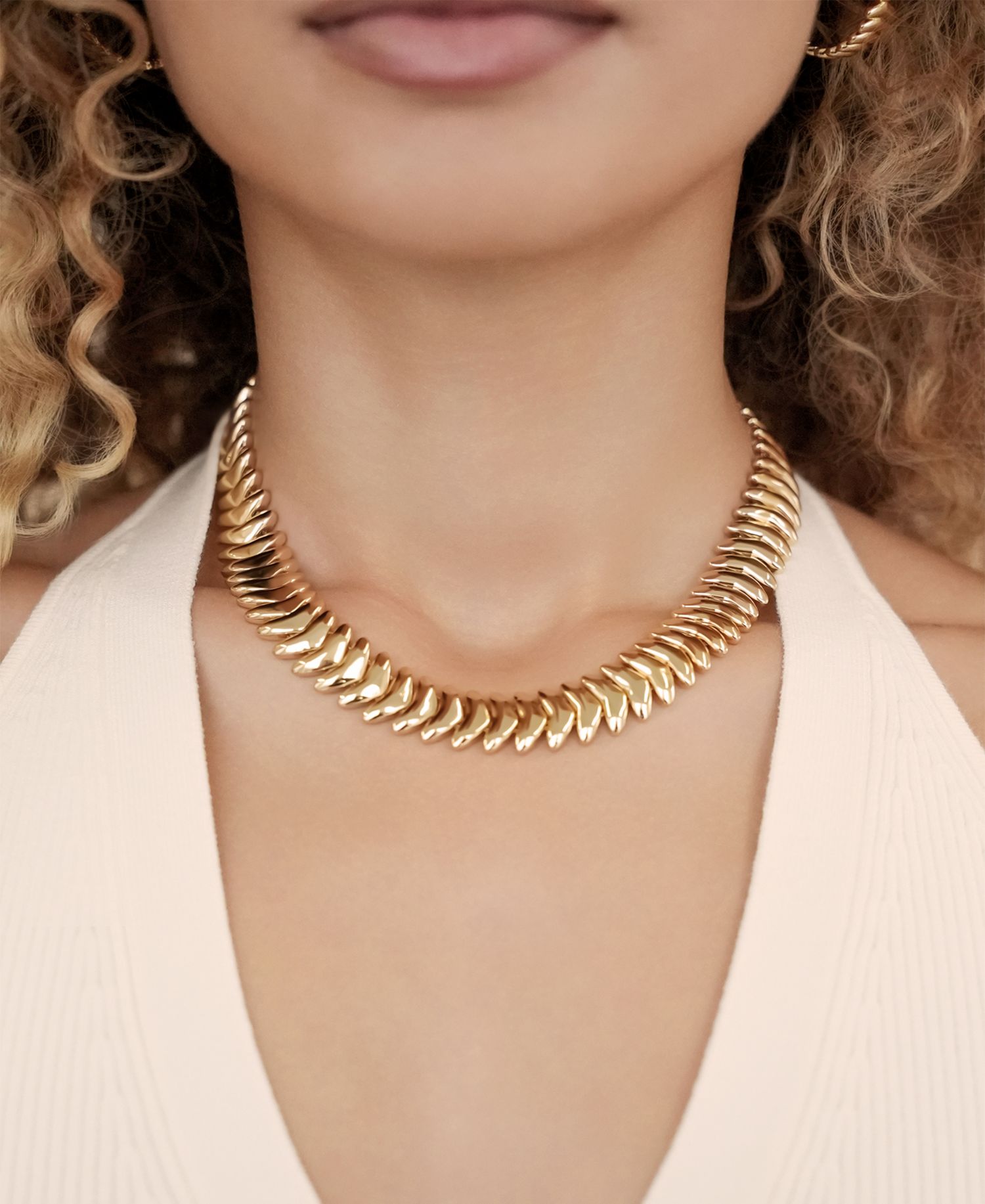 Metal Moderna Necklace