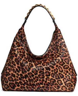 Donna Karan New York Bellmore Leopard Shoulder with Bezel Strap - Macy's