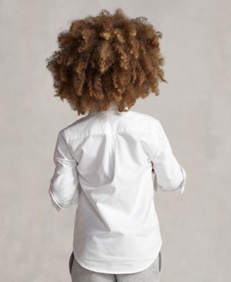 Toddler and Little Boys Cotton Oxford Shirt