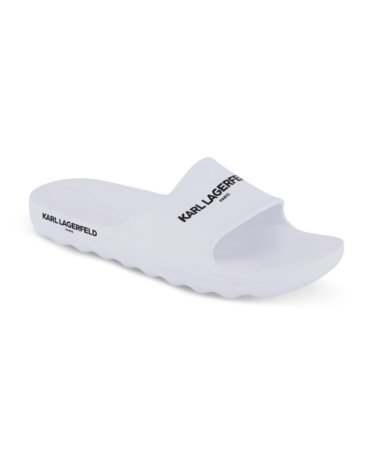 Karl Lagerfeld Men's Karl Logo Print Slides