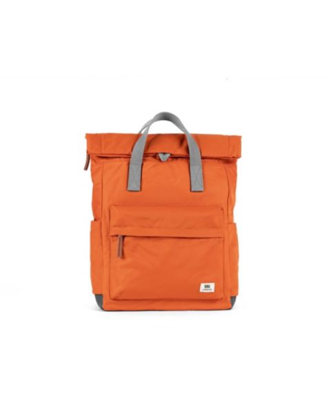 Рюкзак ORI London Canfield Roll Top in Recycled Nylon, цвет: Оранжевый