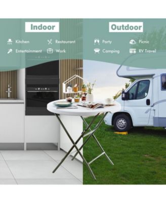 32 Inch Round Foldable Lightweight Table