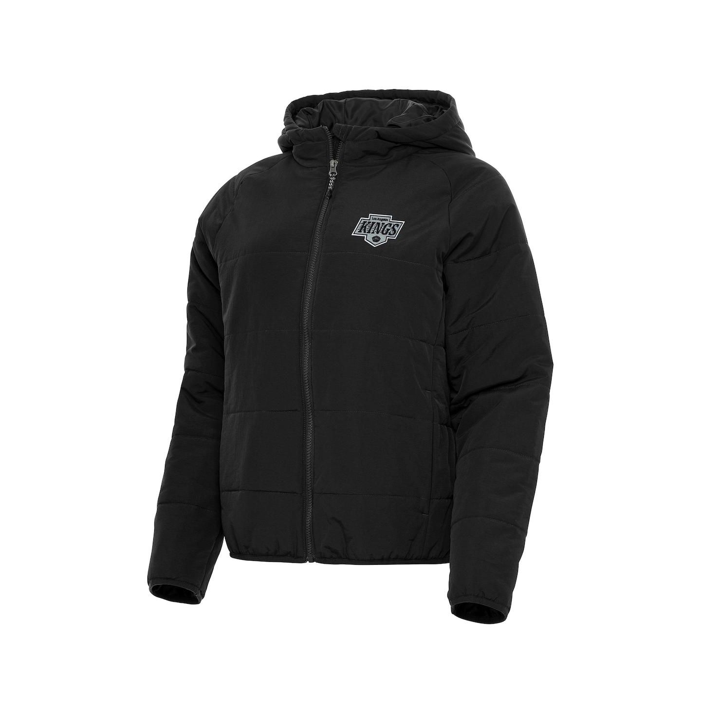 Женская куртка Antigua Black Los Angeles Kings Universe Full-Zip Puffer — фото 1
