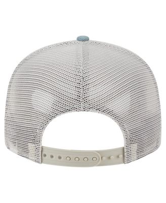 Men's&nbsp;Boston Celtics Adventure Denim Split Panel 9FIFTY Snapback Trucker Hat