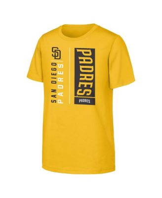 Outerstuff - Big Boys and Girls Gold San Diego Padres the MVP T-Shirt