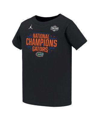Jordan - Toddler Black Florida Gators 2025 NCAA Men's Basketball National s Locker Room T-Shirt