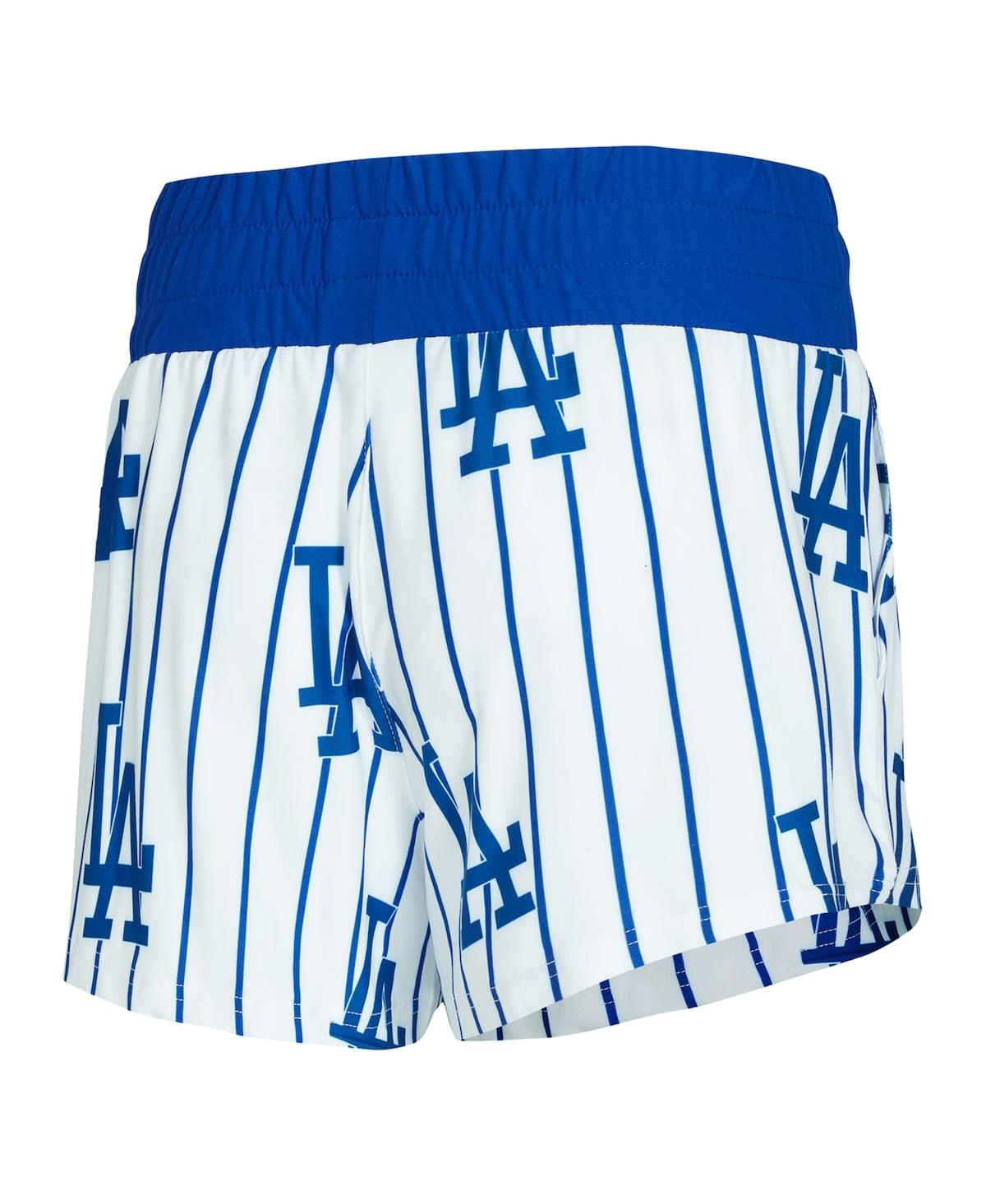 Shop Concepts Sport Women's 2-piece White Los Angeles Dodgers Pinstripe Record Tank Top And Short Set
