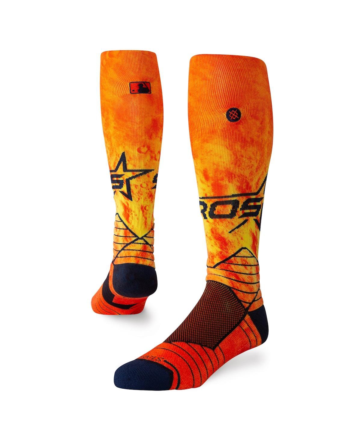 Stance Men's And Women's Orange Houston Astros 2025 City Connect Crew Socks