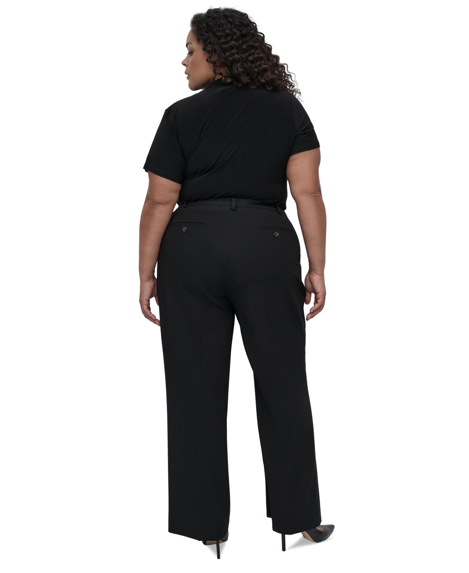 Plus Size Wide-Leg Pants