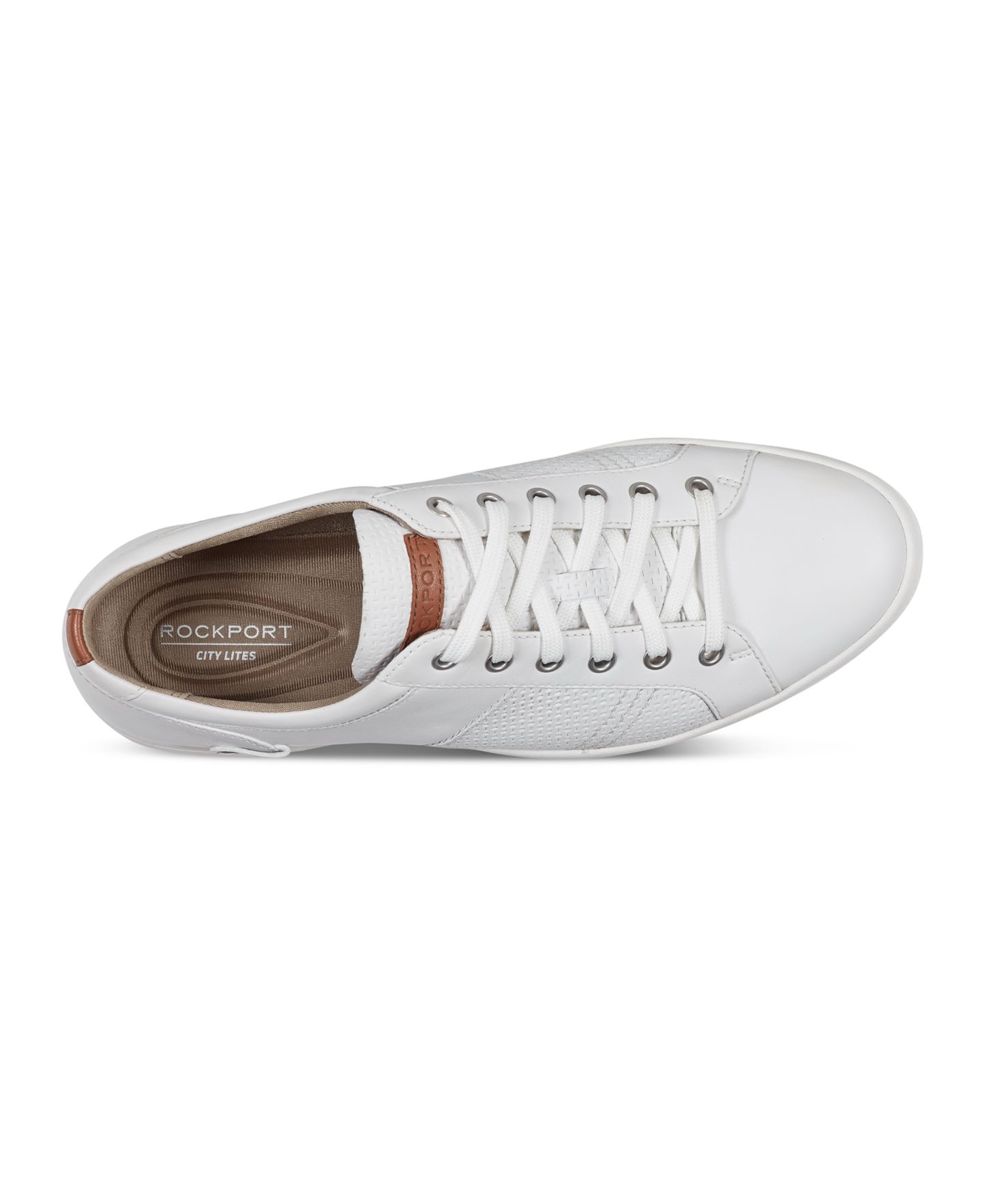 Мужские кроссовки Rockport Colle Tie Lace Up, цвет: Белый — фото 4