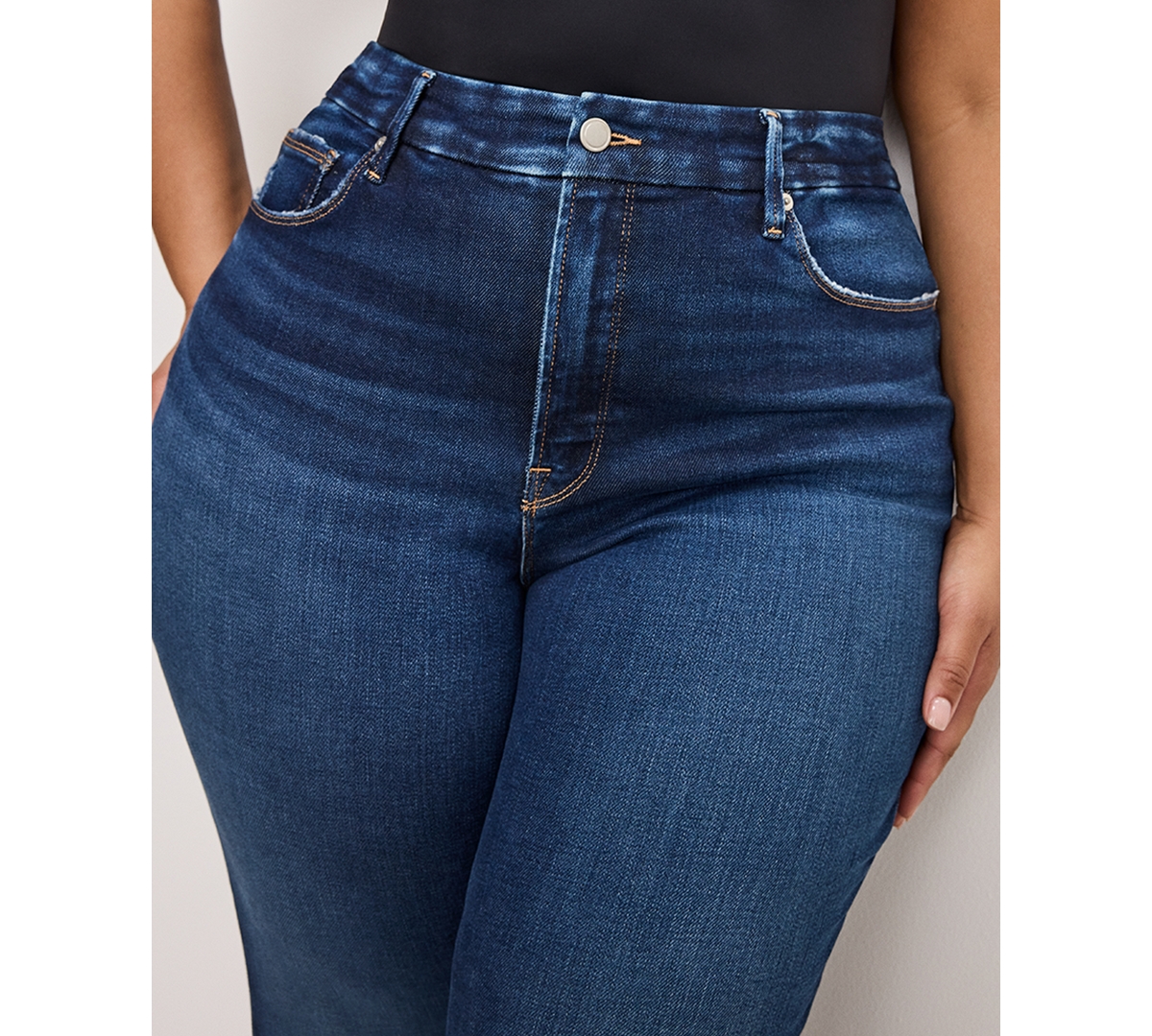 Shop Good American Women's Soft Tech Good Classic Bootcut Jeans