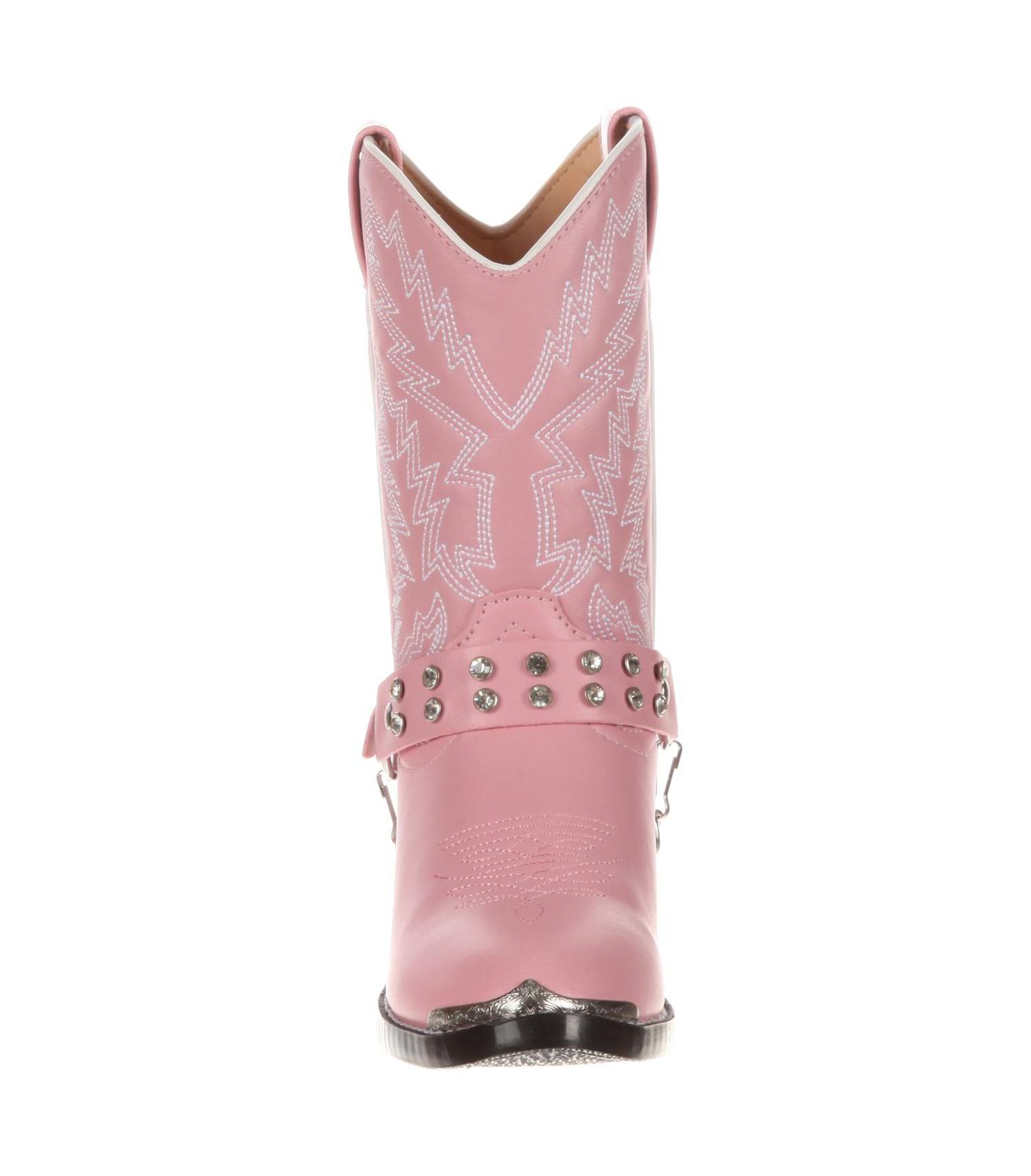 Lil' Little Kid Pink Rhinestone Western Boot