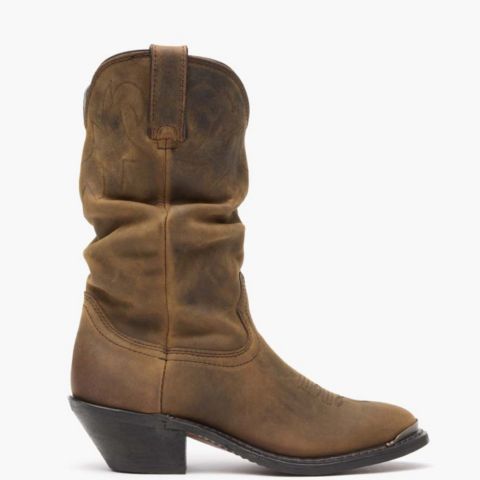 Женские Durango Women's Distressed Tan Slouch Western Boot
