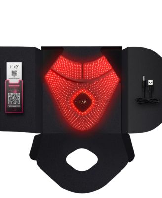 FAQ 211 Silicone LED + Near-Infrared Neck Decollete Mask