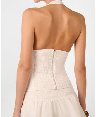 Women's Halter Neck Corset Top