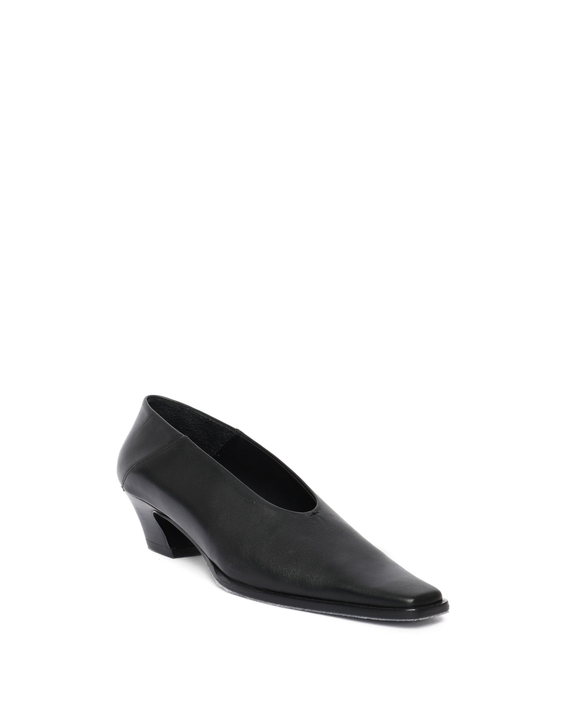 Soria Low Closed-Toe Heel - Black