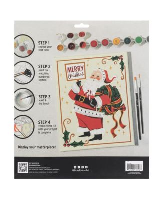 Acrylic Paint-By-Number Kit - Santa