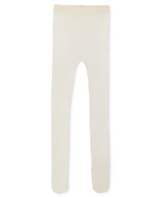 baby girl cream tights