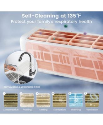 Airtural Series 24000 BTU 21 SEER2 Ductless Mini Split Air Conditioner Heater Energy Star Certified WiFi Enabled