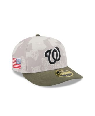 Men's Light Beige/Olive Washington Nationals 2025 Armed Forces Day Low Profile 59FIFTY Fitted Hat