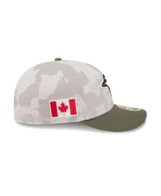 Men's Light Beige/Olive Toronto Blue Jays 2025 Armed Forces Day Low Profile 59FIFTY Fitted Hat