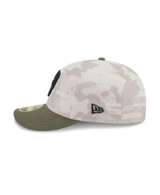 Men's Light Beige/Olive Milwaukee Brewers 2025 Armed Forces Day Low Profile 59FIFTY Fitted Hat