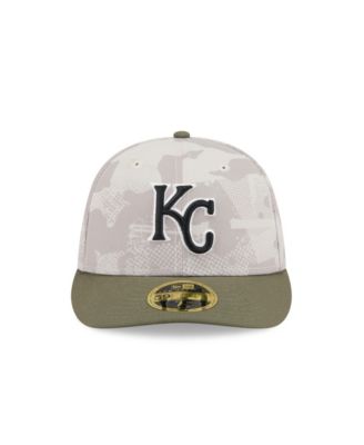 Men's Light Beige/Olive Kansas City Royals 2025 Armed Forces Day Low Profile 59FIFTY Fitted Hat