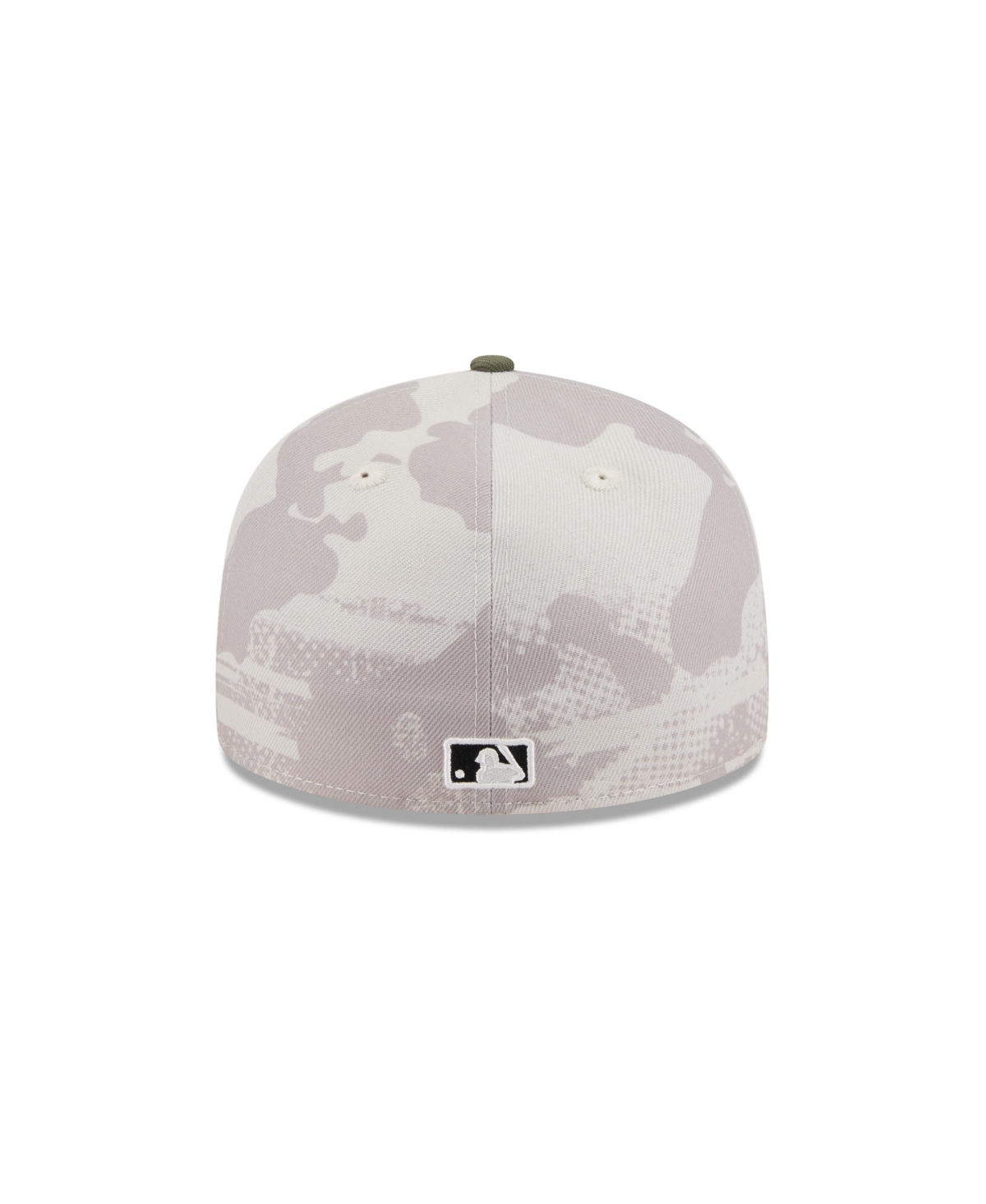 Shop New Era Men's Light Beige/olive Cleveland Guardians 2025 Armed Forces Day Low Profile 59fifty Fitted Hat