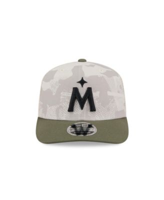 Men's Light Beige/Olive Minnesota Twins 2025 Armed Forces Day 9SEVENTY Adjustable Hat