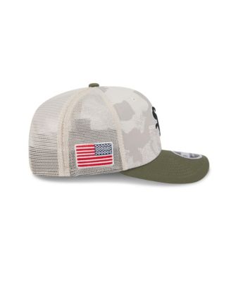 Men's Light Beige/Olive Chicago White Sox 2025 Armed Forces Day 9SEVENTY Adjustable Hat