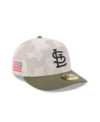 Men's Light Beige/Olive St. Louis Cardinals 2025 Armed Forces Day 59FIFTY Fitted Hat