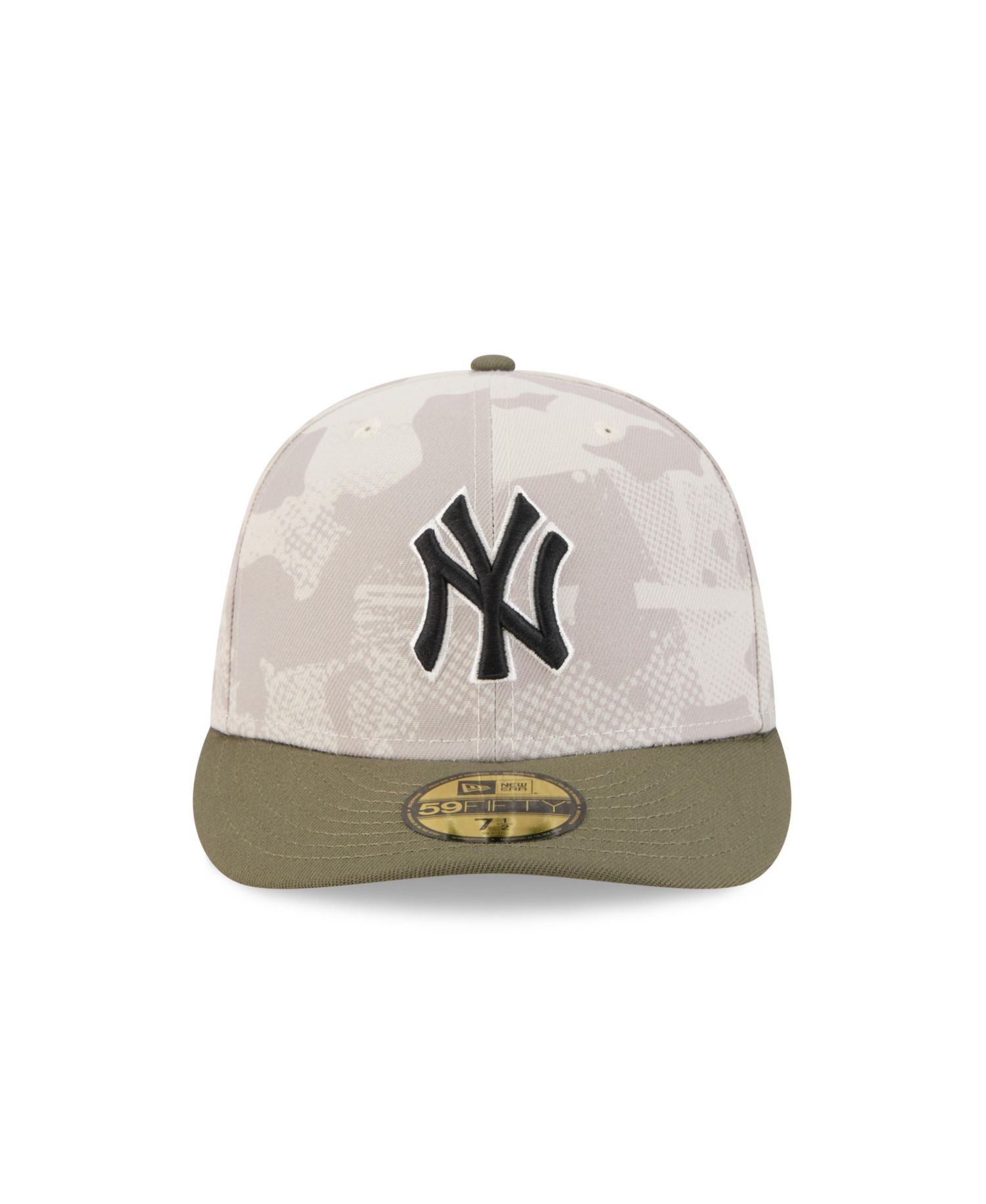 Men's Light Beige/Olive New York Yankees 2025 Armed Forces Day 59FIFTY Fitted Hat