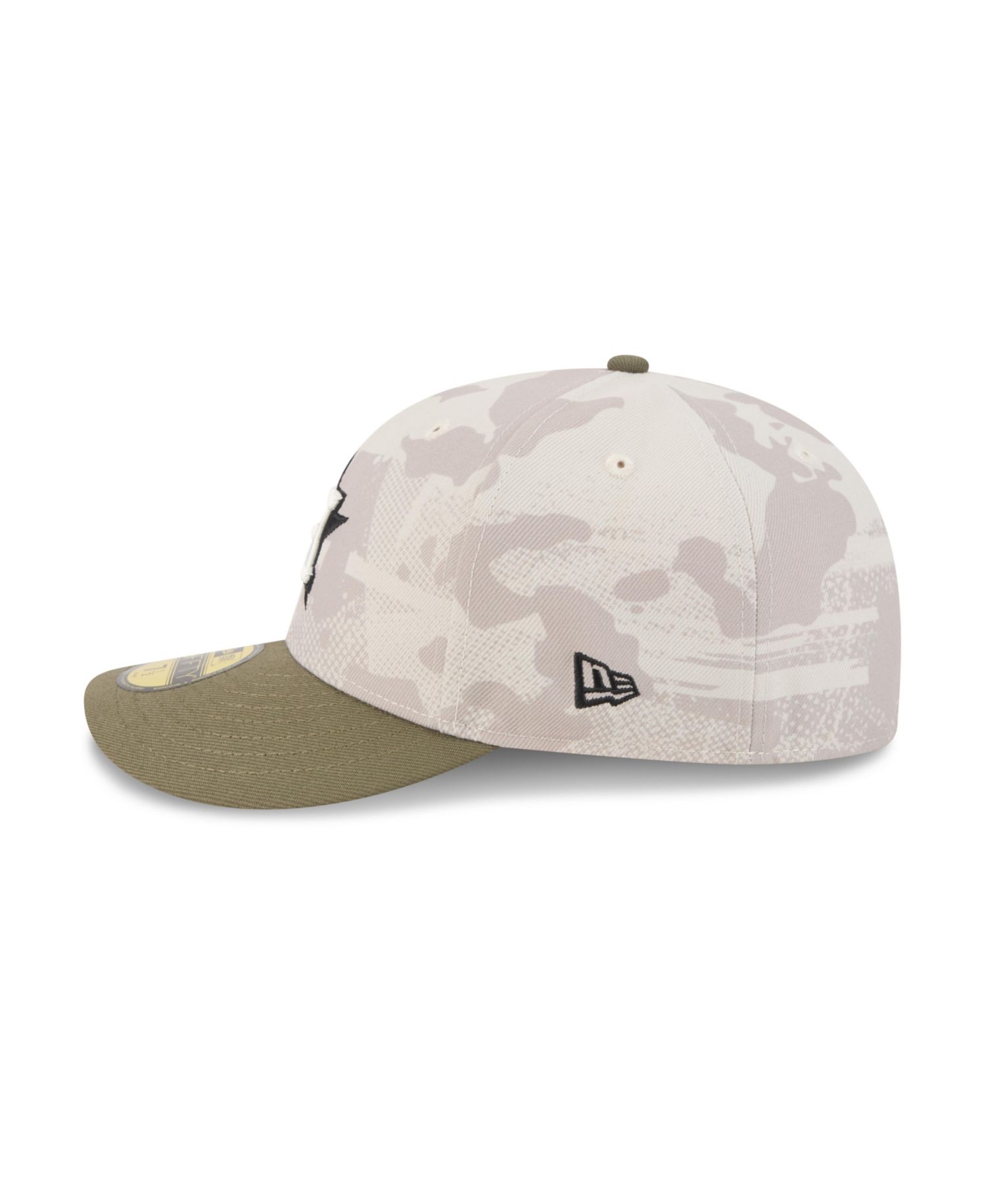 Men's Light Beige/Olive Houston Astros 2025 Armed Forces Day 59FIFTY Fitted Hat