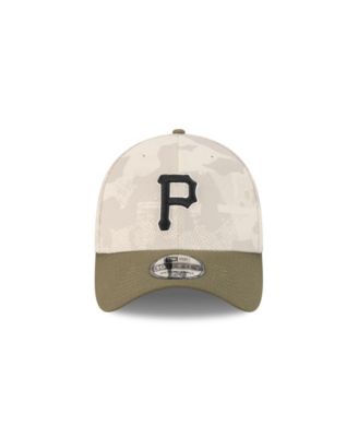 Men's Light Beige/Olive Pittsburgh Pirates 2025 Armed Forces Day 39THIRTY Flex Hat