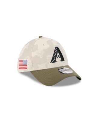 Men's Light Beige/Olive Arizona Diamondbacks 2025 Armed Forces Day 39THIRTY Flex Hat