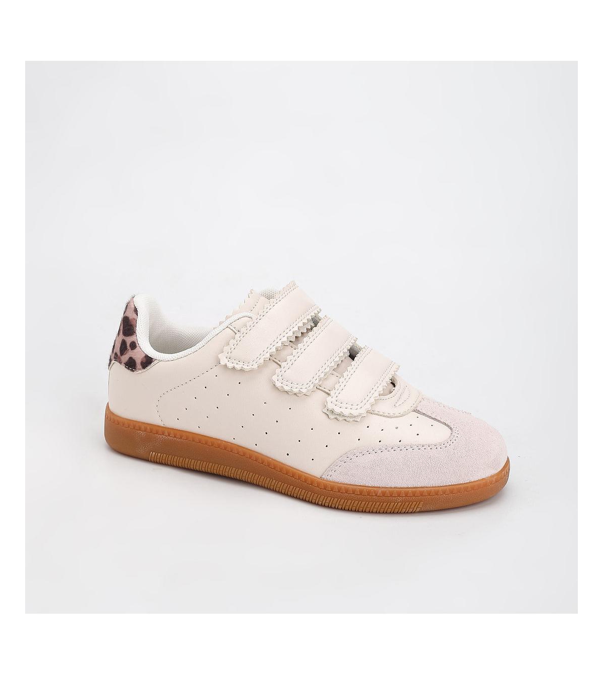 Blake Triple-Strap Gum Sole Sneakers - Leopard