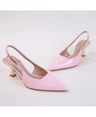 Cassandra Slingback Kitten Heels