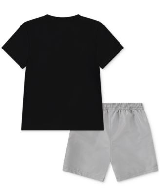 Little Boys Dri-FIT Jumpman Woven Play Jersey T-Shirt & Mesh Shorts, 2 Piece Set	