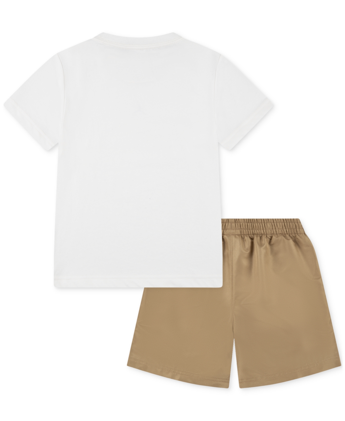 Jordan Little Boys Dri-fit Jumpman Woven Play Jersey T-shirt & Mesh Shorts, 2 Piece Set