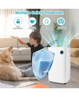 4500 Sq. Ft Dehumidifier with 5 Modes and 3-Color Indicator Light