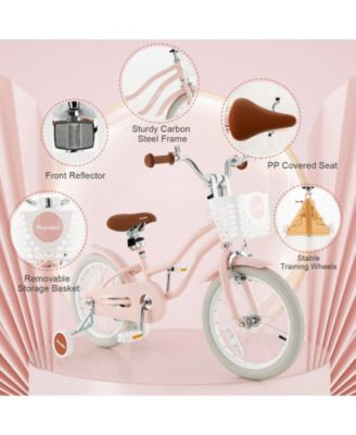 16" Kids Bike for Boys and Girls Aged 3-8 Years with Training Wheels