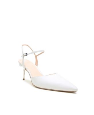 Women's Amal Customizable Bridal White Stiletto