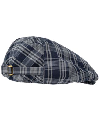 Men's Plaid Flat Cap