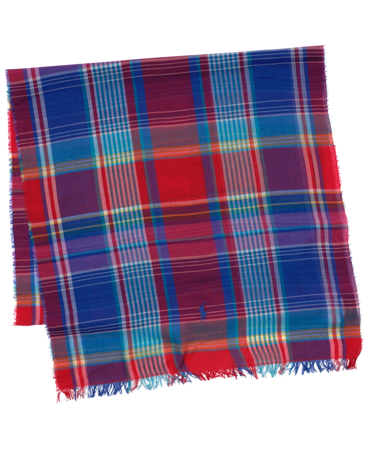 Polo Ralph Lauren Men's Bright Plaid Scarf
