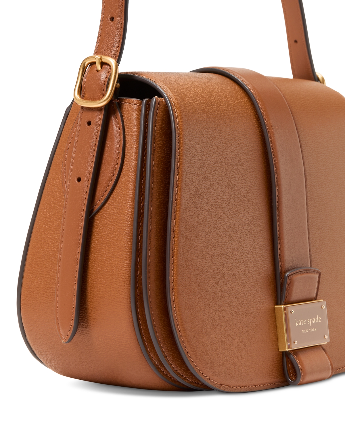 Shop Kate Spade Nouveau Leather Saddle Bag